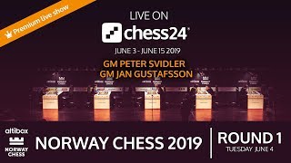 Altibox Norway Chess Round 1  Svidler amp Gustafssons live commentary [upl. by Otilrac]