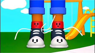 Calcetines y zapatos  catchy kid songs in English and Spanish to learn about the world around them [upl. by Enylecoj802]