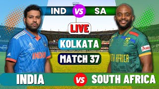 Live IND Vs SA ICC World Cup 2023  Live Match Centre  India Vs South Africa  1st Innings [upl. by Triley]