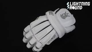 Brine King Elite Lacrosse Gloves  Lightning Round [upl. by Dorothea172]