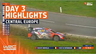 Day 3 Highlights  WRC Central European Rally 2024 [upl. by Malas]