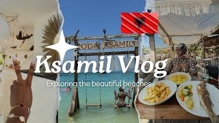 KSAMIL VLOG  Exploring the beautiful beaches of Ksamil  Albania riviera [upl. by Arreik]