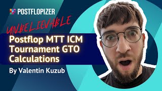 Postflop MTT ICM Tournament GTO Calculations with Postflopizer [upl. by Whitson790]