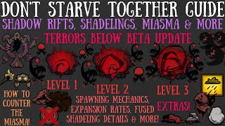 Shadow Rifts Shadelings Miasma amp More  Terrors Below  Dont Starve Together Guide BETA [upl. by Frangos36]