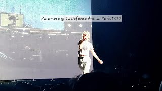 Paramore  Brick by Boring Brick  La Défense Arena Paris 09052024 [upl. by Refinnaej428]