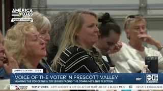 Hearing the concerns and top issues for Prescott Valley voters [upl. by Nerak584]