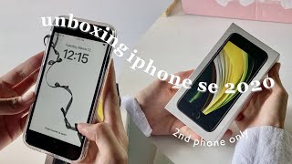 unboxing iphone se 2020 in 2024 ⋆ ˚｡⋆୨୧˚ [upl. by Deer]