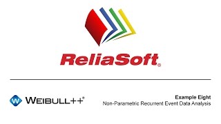 Weibull Example 8 NonParametric Recurrent Event Data [upl. by Lechar74]