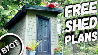 BUILDING A LEAN TO SHED  START TO FINISH Part 3 of 3 [upl. by Missy756]