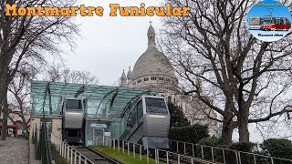 Funicular in Montmartre Paris 🇫🇷 [upl. by Assirroc896]