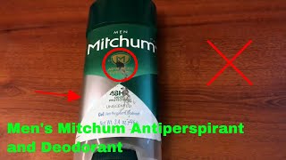 ✅ How To Use Mens Mitchum Antiperspirant and Deodorant Review [upl. by Onra]