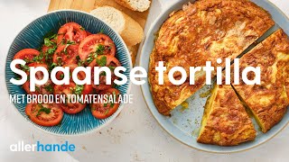 Spaanse tortilla maken  Recept  Allerhande [upl. by Lynad]