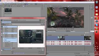 Como quitar bordes negros en sony vegas Pro 10 y 11 [upl. by Ahsiral93]