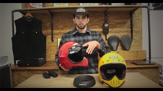 Simpson M50 Motorcycle Helmet Overview  Deadbeatcustomscom [upl. by Nnylesor181]