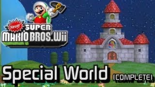 Newer Super Mario Bros Wii  Bonus 2  Special World [upl. by Olleina678]