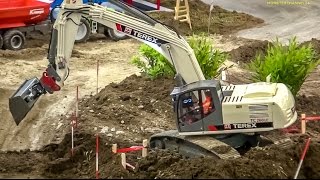 RC Excavator Action TEREX TC 260 LC at work [upl. by Dreher]