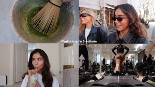 weekly vlog in Stockholm ♡ my new life brand trip to amsterdam pr unboxings amp my makeup routine [upl. by Savdeep]