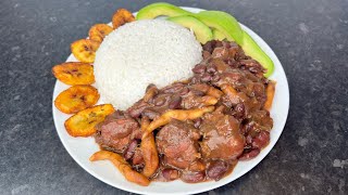 HOW TO MAKE JAMAICAN STEW PEAS WITH CHICKEN Featuring jodycookingg [upl. by Treacy]