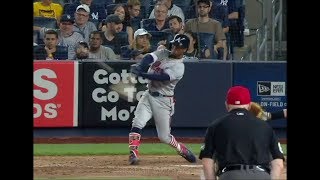 Ozzie Albies Home Run Swing Slow Motion 2018218 [upl. by Shurwood]