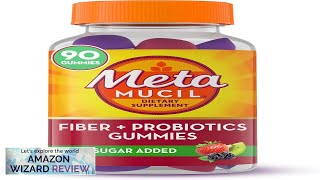 Metamucil Fiber Gummies Plus Probiotics for Digestive Health No Sugar Added Daily Review [upl. by Ecyak44]