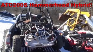 400 Honda ATC200S Hammerhead Frankenstein Hybrid Mega Deal [upl. by Kobe27]