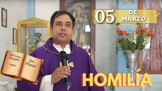 EVANGELIO DE HOY martes 5 de marzo del 2024  Padre Arturo Cornejo [upl. by Selim92]