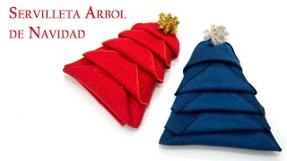 Facilisima Servilleta Arbol de Navidad de Papel o Tela [upl. by Wharton419]