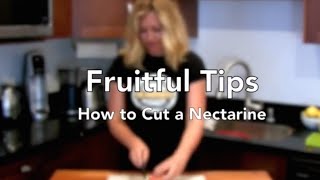 How to Cut a Nectarine  The FruitGuys [upl. by Purpura]