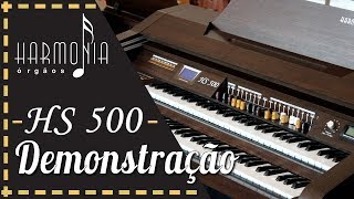 Órgão Harmonia HS 500 Demonstração [upl. by Maro]