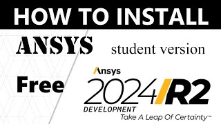 How to Install ANSYS Software [upl. by Ynnod509]