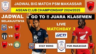 LIVE PSM Makassar vs Svay Rieng di Asean Club Championship  PSM Makassar hari ini  Shopee Cup [upl. by Gustafsson972]