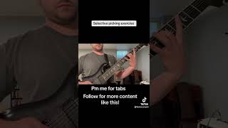 Selective picking exercise selectivepicking tosinabasi animalsasleaders guitarlesson [upl. by Ladnyc]