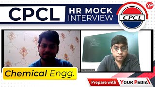 CPCL HR Mock Interview  Chemical Engg  Start Interview Preparation [upl. by Felisha]