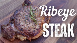 Ribeye Steak Recipe Cooked in Cast Iron amp Oven [upl. by Teryl897]