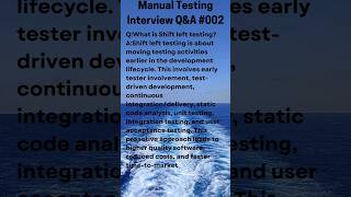 Manual Testing Interview Questions amp Answers 002 [upl. by Esilehc284]