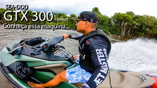 Novo Jet Ski Seadoo GTX limited 300hp 2022 [upl. by Anitnas]