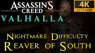 AC Valhalla  Reaver of the South  Nightmare Aesir difficulty playthrough [upl. by Redd]