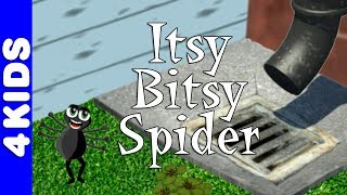 The Itsy Bitsy Spider Nursery Rhymes  Vocals  JUNIORS TOONS [upl. by Shelburne995]