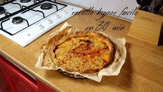 recette hyper facile en 30 min  tarte au thon [upl. by Ahsaret765]