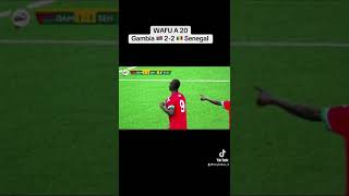 Gambia vs Senegal U20 2 2 [upl. by Jacinta800]