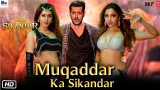 Sikandar First Song  Muqaddar Ka Sikandar  Salman Khan Trisha  Pritam  AR Murugadoss [upl. by Yessac594]