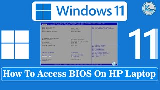 ✅ How To Access BIOS on HP Laptop [upl. by Daza79]