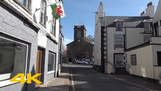 Amlwch Walk Town Centre【4K】 [upl. by Oijimer831]