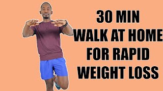 30Minute WALKING EXERCISE FOR WEIGHT LOSS No Treadmill [upl. by Fogarty297]