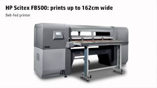 HP Scitex FB500 700Printers [upl. by Liban61]