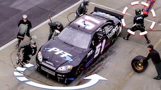 What Slow Motion Reveals About a 72Step Pit Stop  WIRED [upl. by Weinhardt]