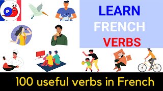 Learn 100 Useful Verbs In French Increase your vocabulary [upl. by Astor820]