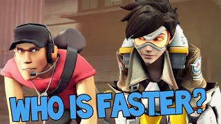 Who Is Faster  Tracer or The Scout [upl. by Yvi2]