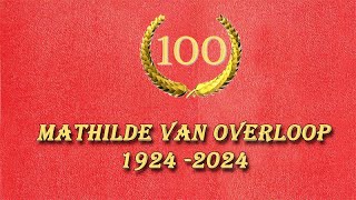 2024 Jubileumviering 100 jarige Mathilde Van Overloop 1924 2024 [upl. by Skiba]