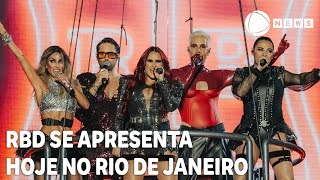 RBD no Brasil banda mexicana se apresenta hoje no Rio de Janeiro [upl. by Ueihtam381]